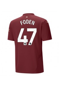 Manchester City Phil Foden #47 Voetbaltruitje 3e tenue 2024-25 Korte Mouw